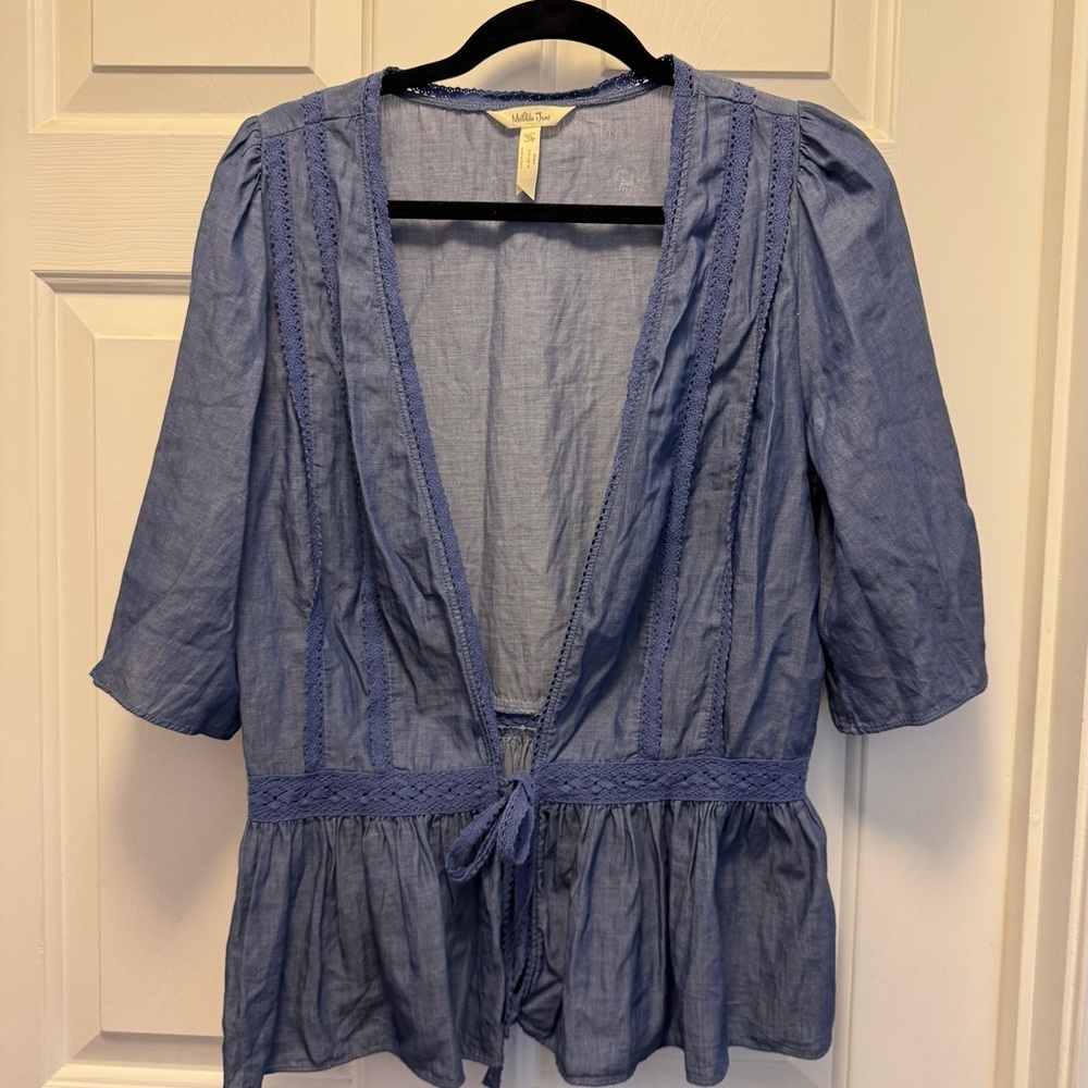 Matilda Jane Blue Tie-Front